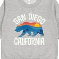 thumbnail image 3 of Inktastic San Diego California Bear Sunset Toddler Sweatshirt, 3 of 4