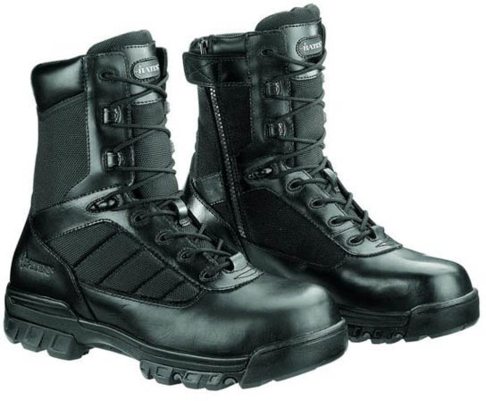 Size 9XW Composite Toe Bates Women's Black 8" Safety Boots New 
