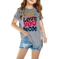 thumbnail image 1 of Mefallenssiah T-Shirts pour Enfants Manches Courtes T-Shirt Graphique Col Rond Crop top pour Filles et Garçons de 3 à 14 Ans, 1 of 3