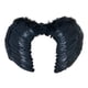 thumbnail image 3 of Disfraz de ala de ángel, accesorio de fotografía de ala de cosplay con correas elásticas, vestido para negro jinwen Disfraz de ala de ángel, 3 of 8