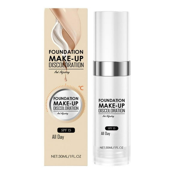 liraijei Color Changing Face Foundation Liquid Makeup Change Skin Tone Foundation Best W0J2