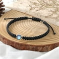 thumbnail image 3 of Top-keivon Moonstone Healing Crystal Beads Braided Bracelet I Love You to the Moon and Back Gift for Men Women, 3 of 5