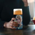 thumbnail image 4 of Princesa Elsa Chica de Frozen Funda enfriadora de latas, aislante de bebidas para mantener frías o calientes, funda térmica plegable para latas, portabebidas reutilizable, 4 of 6