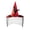 AA01-Red, variant on Halloween Women Witch Hat Hats For Women Gothic Side Veils Rose Flower And Feather Caps Party Teen Girl Purple