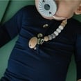 thumbnail image 3 of Doddle & Co - Baby, Infant - Tokyo Pop Silicone Pacifier - Stage 1 - Natural Shape - - Navy / Cloud, 3 of 9