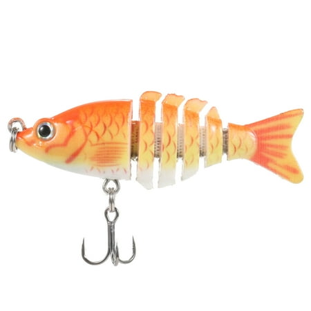 Multi Jointed Swimbait 6cm 4.7g 6 Segment Lifelike Artificial Mini Hard Swim Bait Crankbait Fishing Lure