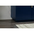 thumbnail image 5 of 30 inch single bathroom vanity in blue with backsplash, 5 of 8