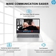 thumbnail image 6 of HP 17t Laptop for Business , 17.3" HD+ Touchscreen Display, Intel 10-Core i7-1355U, 32GB RAM, 1TB SSD, Backlit Keyboard, Fingerprint Reader, Wi-Fi 6, HDMI, Windows 11 Pro, Rose Gold, 6 of 8