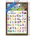 thumbnail image 3 of Animal Club - Letters ABC Wall Poster, 14.725" x 22.375", Framed, 3 of 5