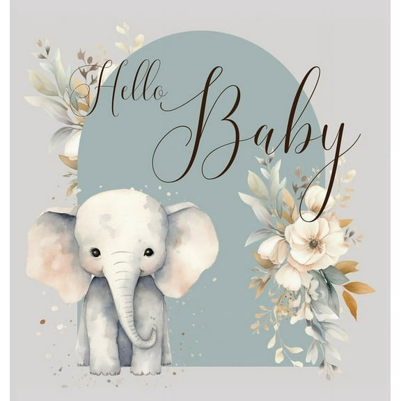 Hello Baby, Baby Shower Guest Book (hardback), (Hardcover)