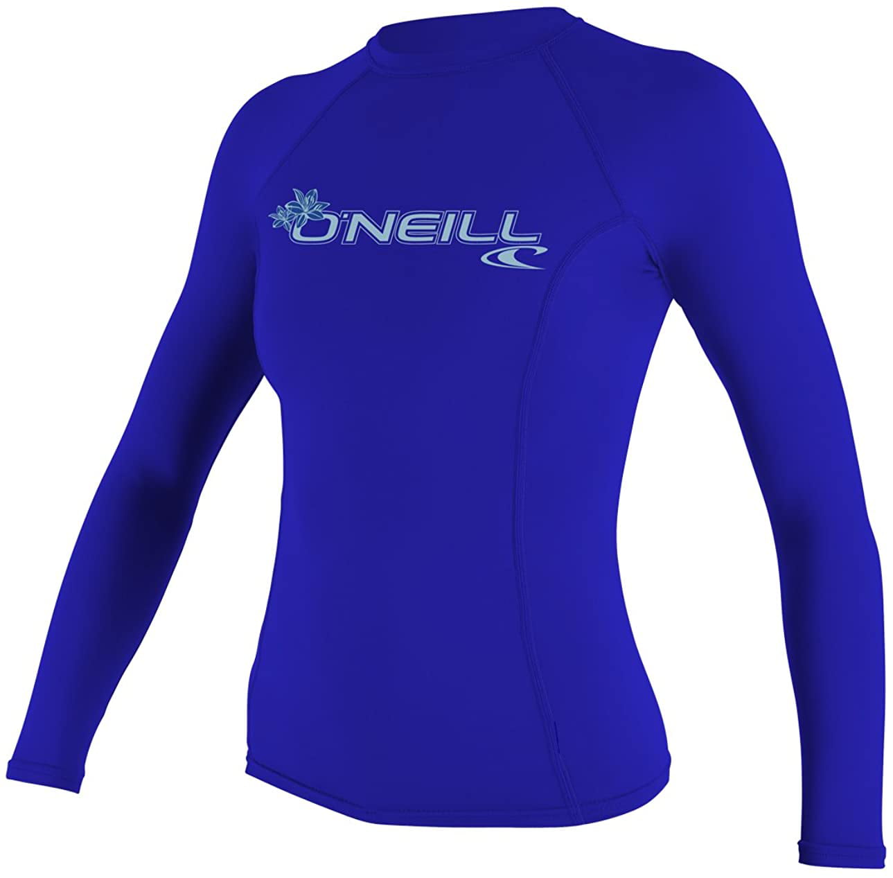 O'Neill Womens Slim Fit Basic Skins UPF 50 Short Sleeve Shirt Rash Guard Mist 