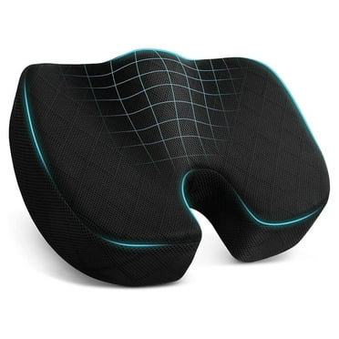 Beifa Memory Foam Seat Cushion for Office Chair, Car, Airplane, Bleacher