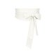 thumbnail image 1 of Cinturón Obi sólido para mujeres de tallas grandes INSPIRE CHIC, cinturón de lazo autoadherente, cinturón ancho para la cintura para vestido 22.05-32.28" Blanco, 1 of 6