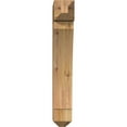 thumbnail image 2 of Ekena Millwork 4"W x 14"D x 26"H Thorton Craftsman Rough Sawn Bracket, Western Red Cedar, 2 of 4
