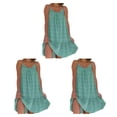 thumbnail image 3 of Vestido bohemio elegante y cómodo Qarigey largo vintage fuera del hombro verde L, 3 of 6