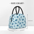 thumbnail image 2 of Fotbe Turtle Pattern Lunch Bag, Insulated Lunch Box, Small Leakproof Cooler Food Lunch Containers Reusable High Capacity Lunch Tote Bags for Work, Travel, Outdoor, 2 of 6