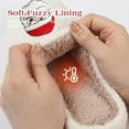 thumbnail image 6 of BERANMEY Christmas Slippers for Womens Plush Warm Cute Slippers Womens Mens Fuzzy House Slippers Christmas Gifts For Girls Women Girlfriend, 6 of 10