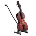 thumbnail image 3 of Musical Model,5.5in Wooden Miniature Cello Replica with Case Instrument Model Musical Gifts Ornaments, 3 of 8