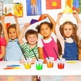 thumbnail image 2 of Paquete de 24 Vasos de Pintura con Tapa Sin Derrames, Vasos de Pintura A Prueba de Derrames, Vasos de Pintura Reutilizables con Tapas para Niños, Escuela, Aula, 2 of 6