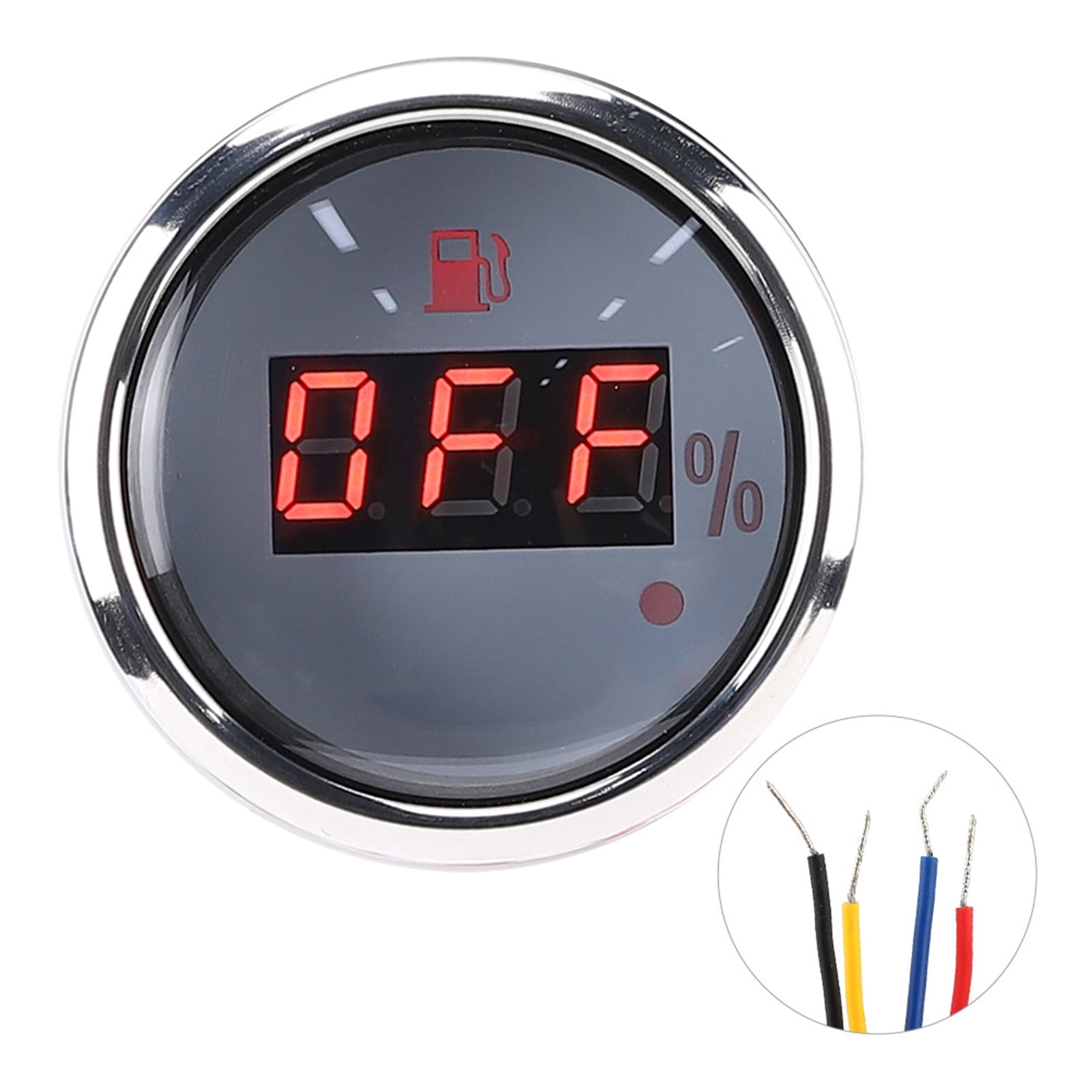 Fuel Level Meter, Smart 2in Boat Fuel Gauge Practical For Boat For