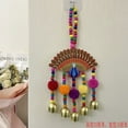 thumbnail image 6 of Bamboo Wall Hanging Handmade Woven Tapestry Ethnic Style Decor For Living Room Office Restaurant Entryway, 6 of 6