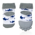 thumbnail image 3 of Nuby Soothing Teether Sock, Grey Shark, 5" A. Grey Sharks 5 Inch (Pack of 1), 3 of 4