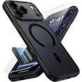 thumbnail image 1 of fuzhong-for iPhone 17 Pro Case: Upgraded [Full Camera Protection], with [1X Screen Protector], 6.3" for iPhone 17 Pro Magnetic case with Camera Control Button for Women Men, Black, 1 of 4