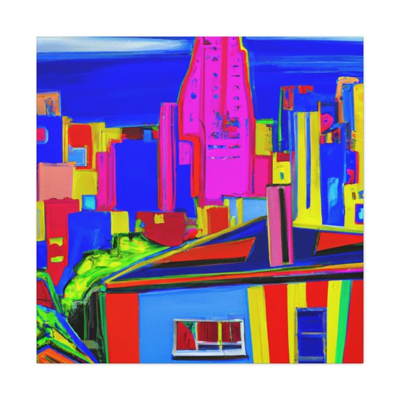 Postmodern Fauvist Dream - Canvas