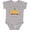 AC-Heather Grey, variant on Tribal Arrow Native Teepee Boys or Girls Baby Bodysuit
