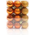 thumbnail image 1 of 24 Piezas Bolas de Navidad de 30 mm Decoración Bolas de Árbol de Navidad Inastillables Mini Bola Colgante de Navidad para Árbol de Navidad Vacaciones Boda, 1 of 4