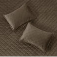 thumbnail image 6 of Home Soft Things 5 Piece Velvet Quilted Bedspread Set - Carafe - Oversize King (122" x 106"), 6 of 7