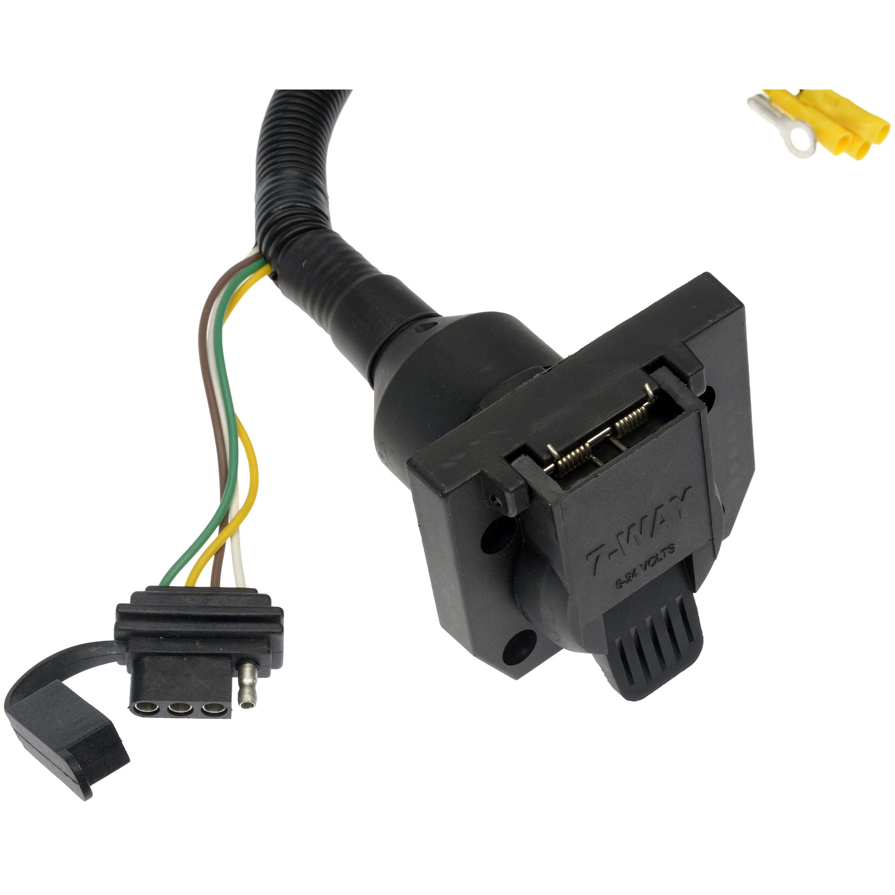 Dorman 62019 4-Flat Vehicle Side To 7-Blade And 4-Flat Trailer Side Multi-Output Connector