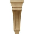 thumbnail image 2 of Ekena Millwork 3 3/8"W x 6 3/4"D x 10"H Small Lucan Wood Corbel, Cherry, 2 of 4