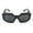 DARK GREY, variant on Woman Sunglasses Black Frame, Dark Grey Lenses, 56MM