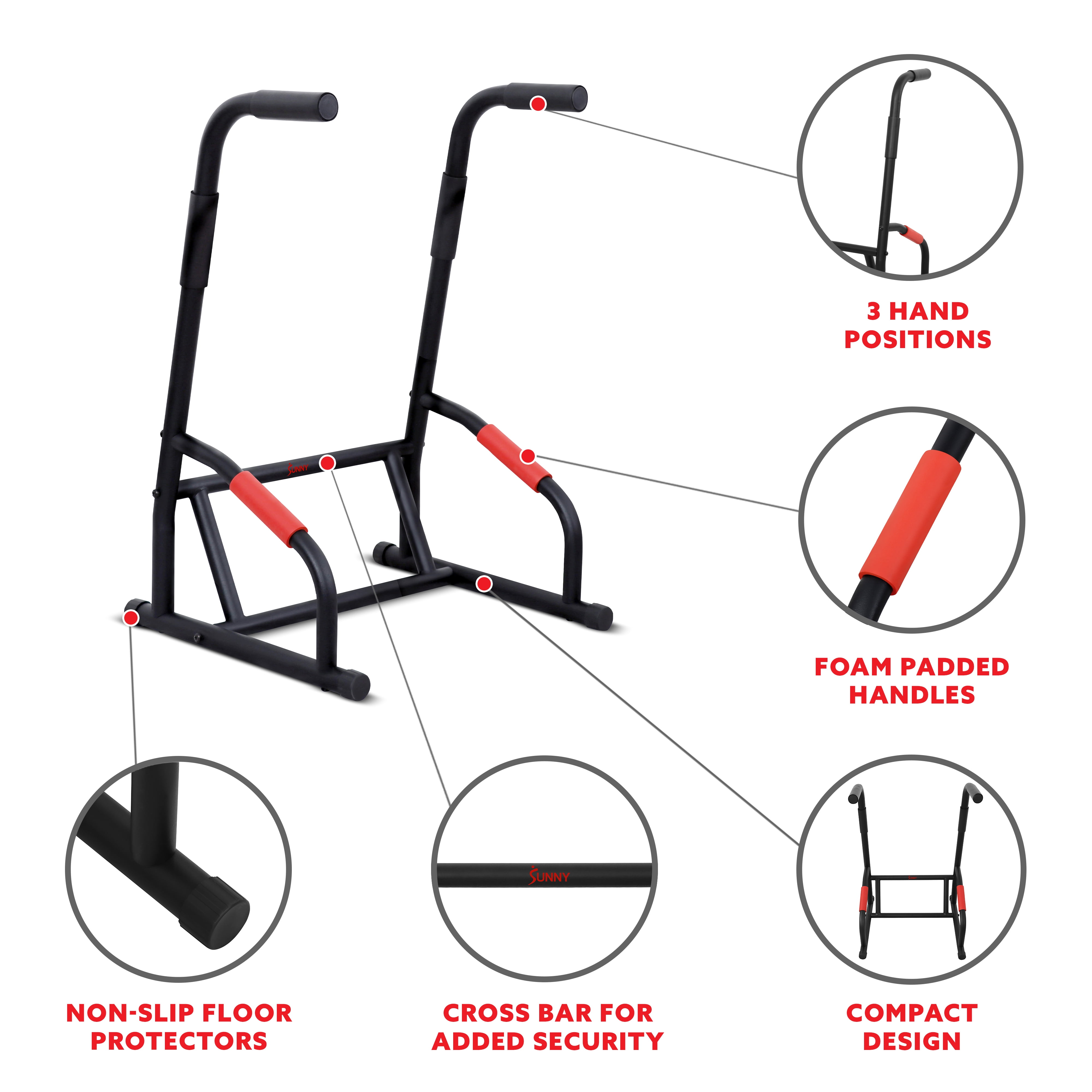Compact pull up dip station sale