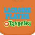 thumbnail image 4 of Inktastic Lacrosse Player in Training Boys or Girls Baby Bib, 4 of 4