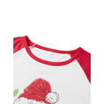 thumbnail image 5 of DuAnyozu Christmas Family Matching Pajamas Set Cute Santa Print Tops and Pants Pajama PJS Sets Sleepwear for Family, 5 of 9