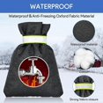thumbnail image 3 of 2 Pack Outdoor Faucet Covers for Winter 9" H x 7" W, Outdoor Garden Faucet Socks for Freeze Protection, Reusable Waterproof Insulated Faucet Cover, 3 of 5