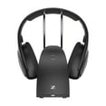 thumbnail image 2 of Sennheiser RS 120-W On-Ear Wireless Headphones for Crystal-clear TV Listening with 3 Sound Modes, Lightweight Design, Easy Volume Control, 60 m Range and Convenient Transmitter/Charger Combo - Black, 2 of 5