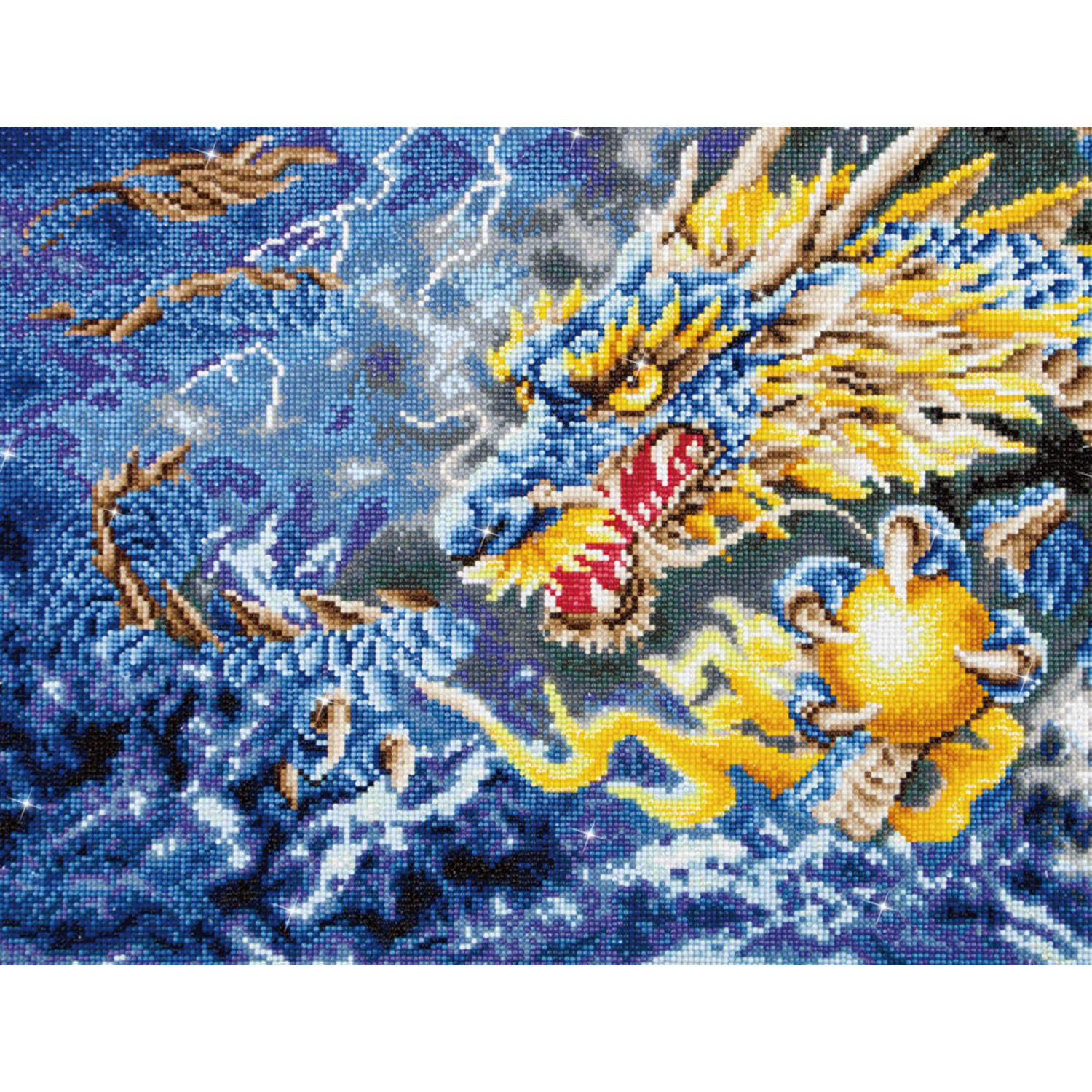 Diamond Dotz Mythical Dragon Diamond Painting Kits for Adults - Diamond Art Kits a Relaxing Creative Craft Kit with Dotz Gems 18.5x26.7