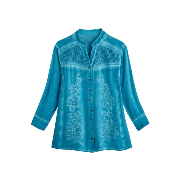 Women's Turquoise Tops