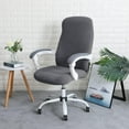 thumbnail image 2 of ORUYROP Housse d'Accoudoir de Chaise de Bureau Extensible Résistante à l'Eau en Spandex Extensible Jacquard Housse de Chaise d'Ordinateur pour Chaises de Bureau L Vert, 2 of 7