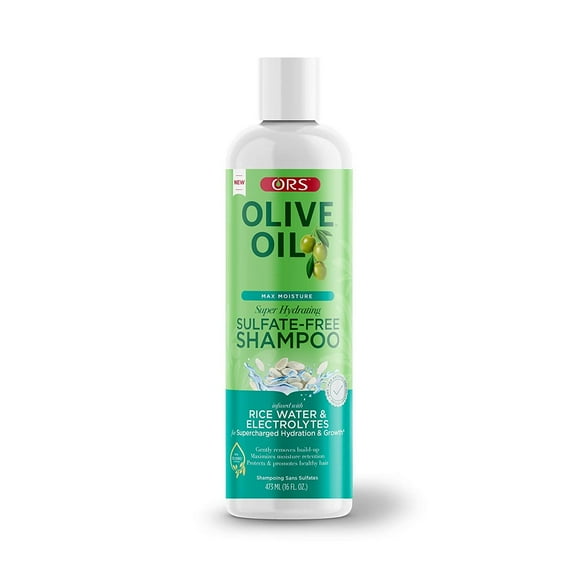 ORS Olive Oil Max Moisture Super Hydrating Sulfate-Free Shampoo for Moisturizing Hair (16.0 oz)