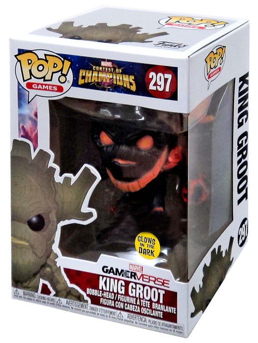 Pop Games Marvel Contest of Champions 297 King Groot Funko Figure 67076 for sale online 