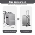 thumbnail image 4 of Travel Backpack for Women, 15.6 Inch Laptop Backpack with USB Charging Hole, College Bookbag, Large Capacity Black Computer Backpacks for Work, 4 of 8