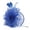 Blue, variant on Linfrsh Halloween Fascinators Hat for Women Tea Party Feather Headband Mardi Gras Cocktail Hat Weddings Red,One Size