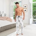 thumbnail image 6 of GZHJMY Penguin Pajama Pants for Men, Lounge Pants Lightweight Men Pajama Bottoms with Drawstring Pockets, Christmas New Year Birthday Gifts, Medium, 6 of 6
