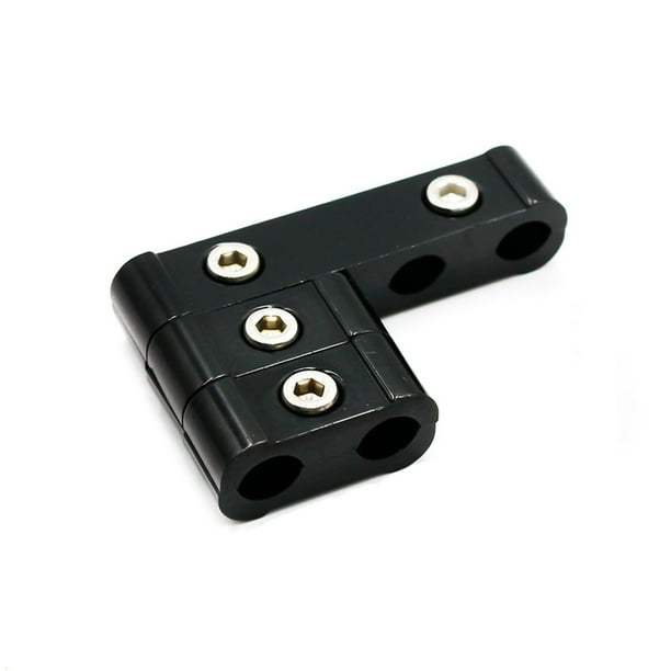 Juego de 3 unidades de separador de cables de bujía para Interior de coche, abrazadera de Cable eléctrico de aluminio, accesorio de decoración Herramientas de reparación de automóviles Negro Kenally VI017831-01B