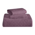 thumbnail image 2 of BNM 3 Piece Cotton Celtic Circles Bedspread Set, Queen, Lilac, 2 of 11