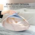 thumbnail image 7 of Coolnut Pink Gold Marble Satin Pillowcase for Hair and Skin Silk Pillowcase Soft Sleeping Pillow Covers Smooth Cooling Pillowcase with Envelope Closure Size Standard 20x26 in Home Decor Gifts, 7 of 7